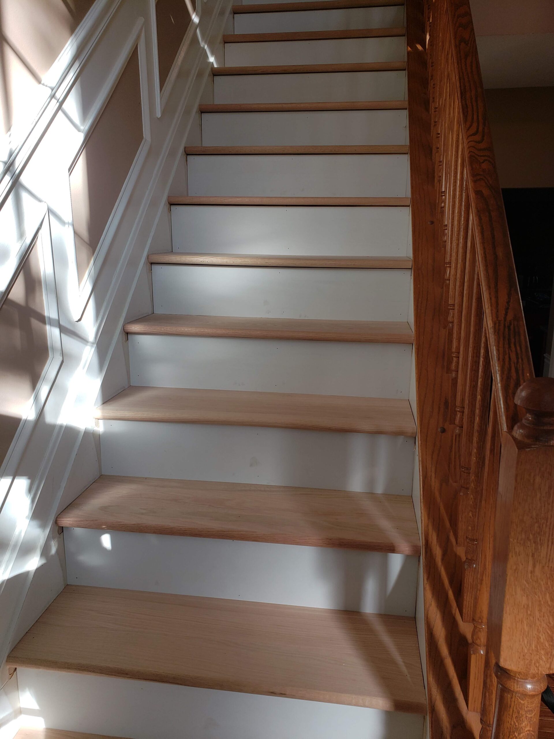 Hardwood Stairs Refinishing in Forest Hill