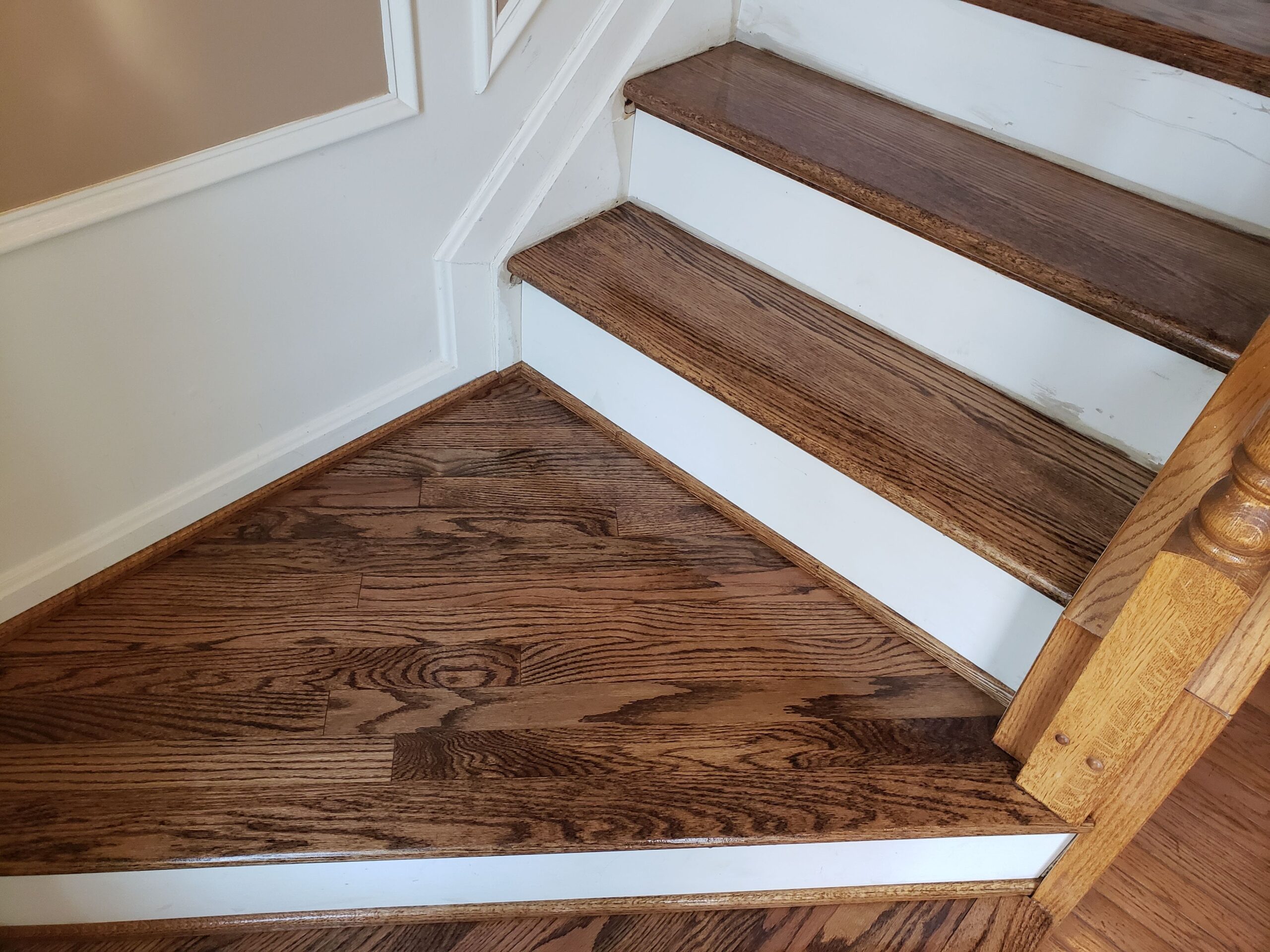 Hardwood Stairs Refinishing in Forest Hill