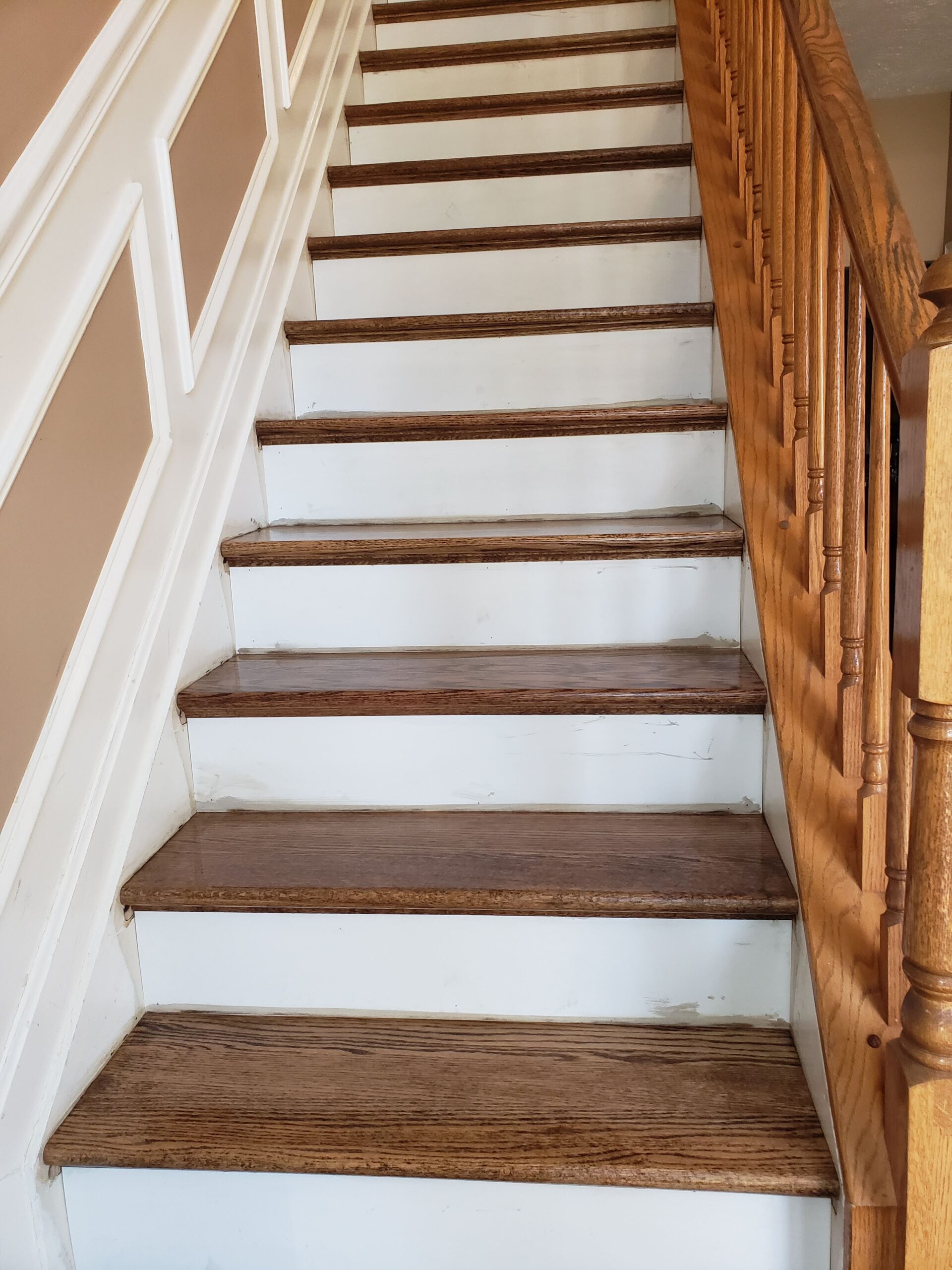 Hardwood Stairs Refinishing in Forest Hill Flawless Floors