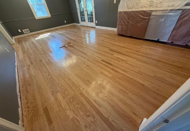 After Dining Room Hardwood Floor Replacement