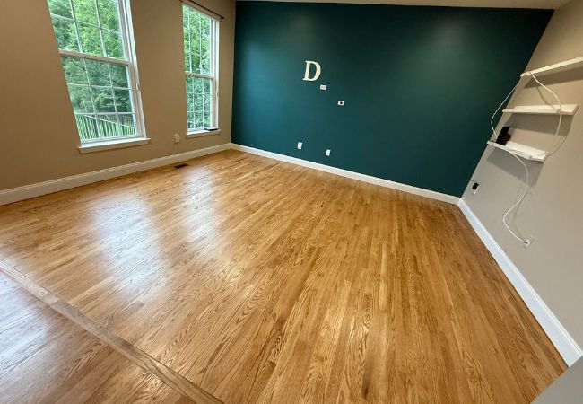After Family Room Hardwood Floor Replacement (2)