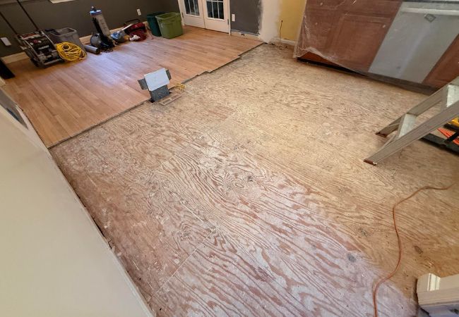After Dining Room Hardwood Floor Replacement