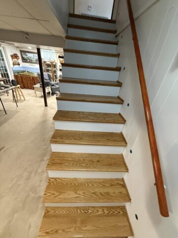 Hardwood Step Replacement - After